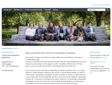 Tablet Screenshot of centrumpsychotherapie.be